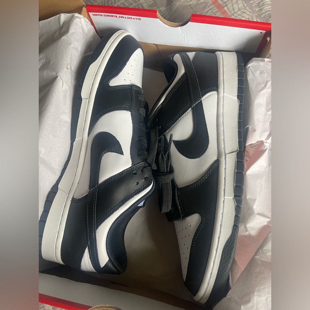 Nike Panda Dunks Size 12